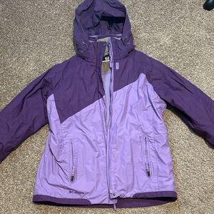 Columbia Two-Tone Purple winter Jacket double lined